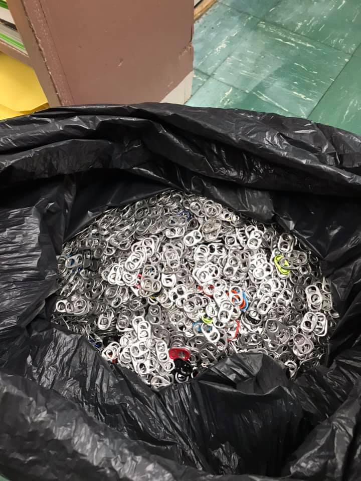 Reilly students collect pop tabs for Akron Children’s Hospital SCS
